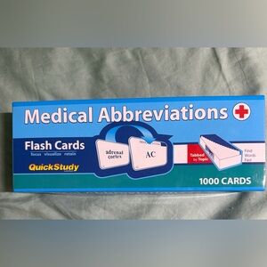 Medical Abbreviations Flash Cards